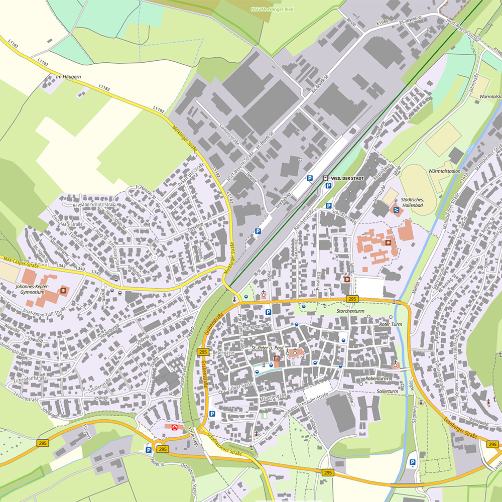 Beispiel basemap.de Web Raster