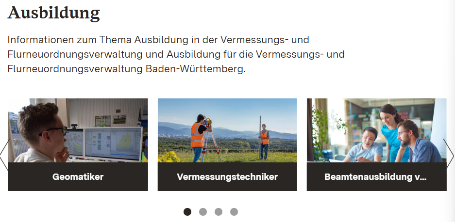 Startseite Ausbildung